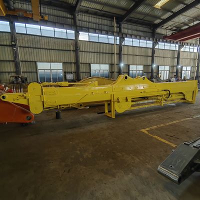 Üç Aşamalı Teleskopik Kol Ekskavatör Uzun Erişim Bomu ve Kol Uzantısı SH370 Ekskavatör için Uzun Erişim Bom Kolu