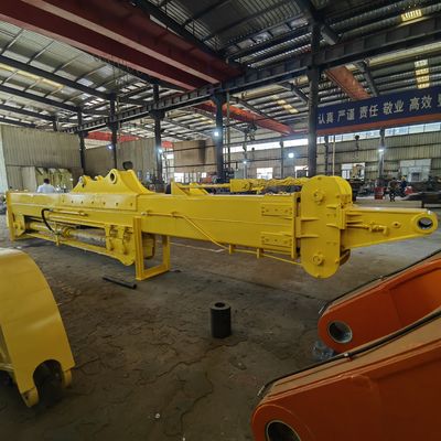 Üç Aşamalı Teleskopik Kol Ekskavatör Uzun Erişim Bomu ve Kol Uzantısı SH370 Ekskavatör için Uzun Erişim Bom Kolu