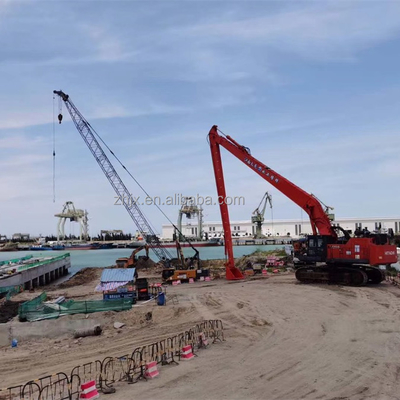 Ekskavatör Uzun Uzanma Kolu Hitachi 1200 Ekskavatör Uzatma Digger Bom Çubuğu Q355B Malzeme 35 Metre