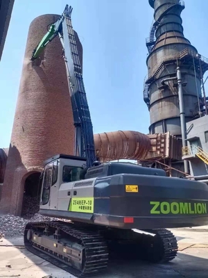 Zoomlion 375 Ekskavatör Yıkım Bomu Ataşmanları Sağlam 24 Metre Pratik