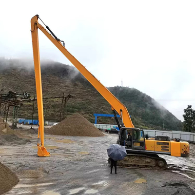 Kobelco Ataşmanları Kovalı ve Silindirli Uzun Erişimli Ekskavatör Bom Çubuğu