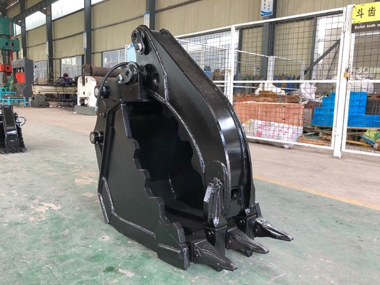 Q345B Ekskavatör Hidrolik Başparmak, CAT320 için Graptor Kovası
