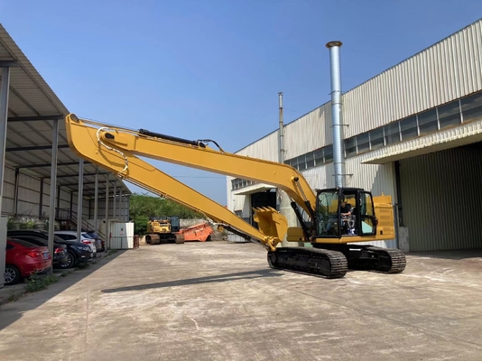 Satılık CAT320D için kazma makinesi 16 metre 18 metre uzunlukta.