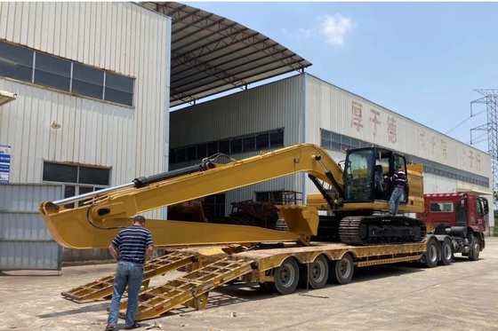 CAT 320 20-22T 13-16 Metre ZX200 DX200 SY205C için Uzun Erişimli Ekskavatör Bomları