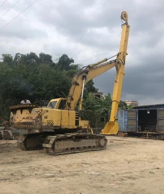 Ekskavatör Teleskopik Bomlu Kazıcı Kol PC200 ZX200 CAT320 için Aşınmaya Dayanıklı İki Bölümlü Teleskopik Kol