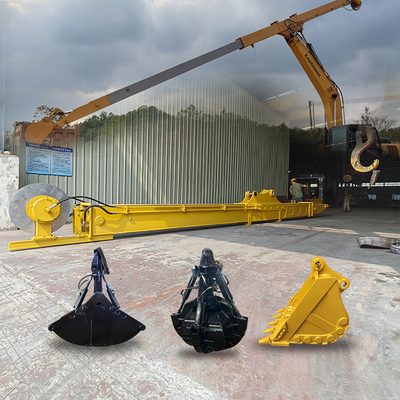 CAT320 ZX200 DX200 SY205C için kazıcı kaya kovası Cat320d, Cat320 için kazıcı teleskopik kolu 14M