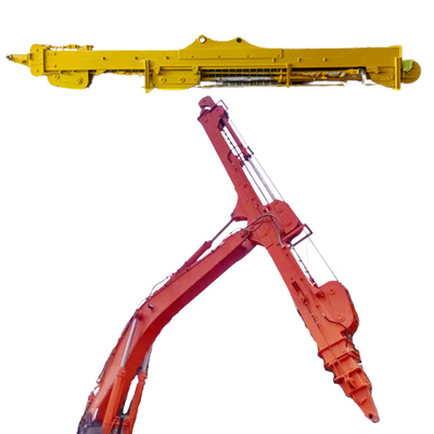 Komatsu Cat Hitachi Kato için üç bölümlü kazıcı teleskopik patlama kolu