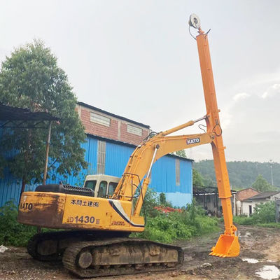 Yüksek hassasiyetli kazıcı iki aşamalı teleskopik kol 12T-35T Foundation Pit Caisson Projesi LG700 ZX240