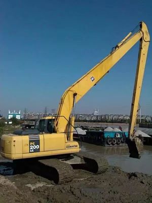 Ekskavatör Genişletilmiş Kol Hyundai R215 Özel Q355B / Q690D Toprağı Mühendisliği için 20T-40T