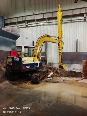 Ekskavatör Üç Bölüm Çökme Kolu Hyundai R225 Özel 25T-45T Yüksek bina yıkım projesi Q355B