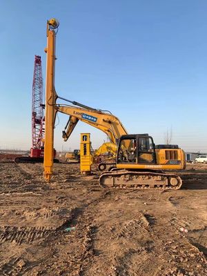 Çok fonksiyonel SK350 Kazı makinesi Teleskopik Kol İkinci Aşama BS700/Q690D Bodrum Boru hattı gevşek toprak kazı projesi 35T